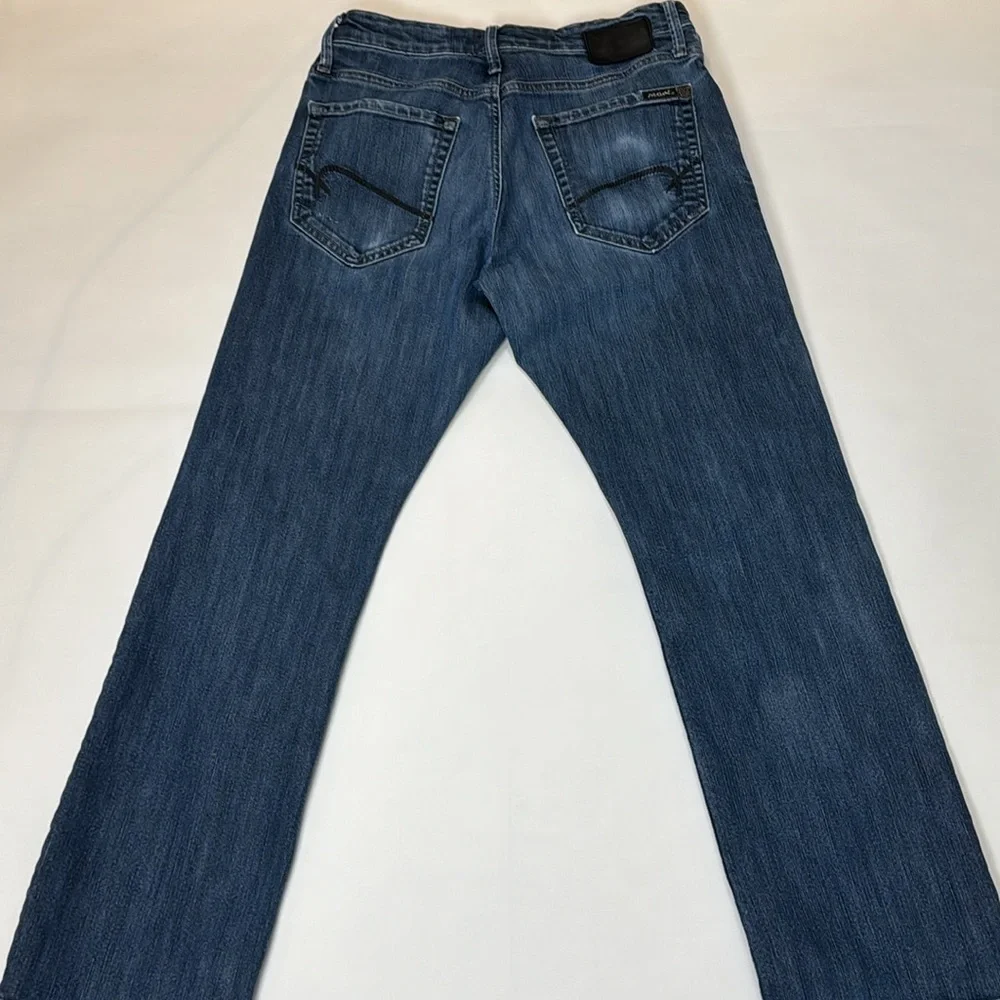 Mavi Jeans Matt Mens 30x29 Blue Denim Medium Wash Bootcut Straight Relaxed